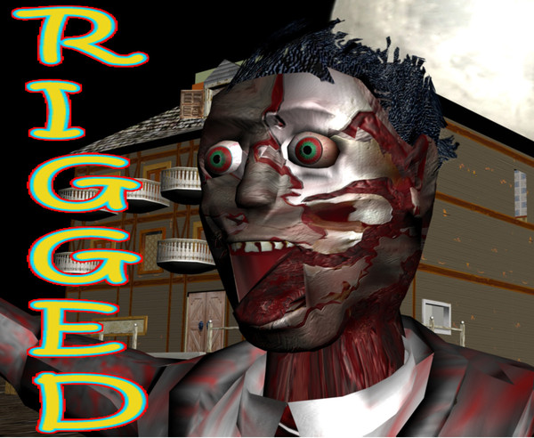 rigging 3d model - zombie by gamewarden01