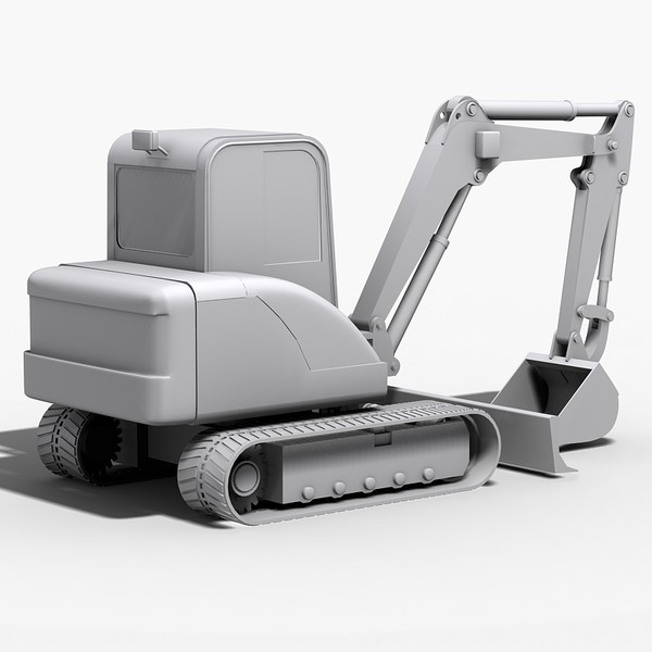 3d model excavator bobcat 341 - Bobcat 341 excavator by Sandu_Bublic