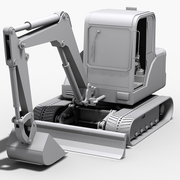 3d model excavator bobcat 341 - Bobcat 341 excavator by Sandu_Bublic