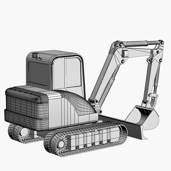 3d model excavator bobcat 341 - Bobcat 341 excavator by Sandu_Bublic