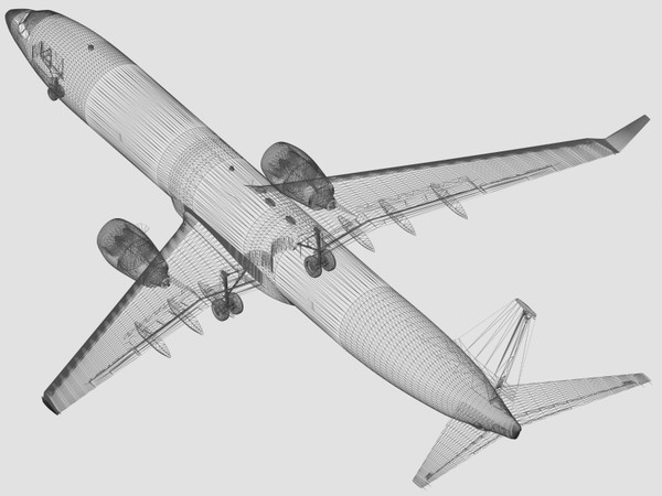 boeing dreamliner 3d obj - Boeing 737-900 ER Dreamliner by PedroFaut