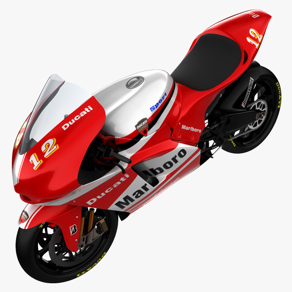 3d dantin pramac ducati gp4 - Dantin Pramac Ducati GP4 by 3d_molier
