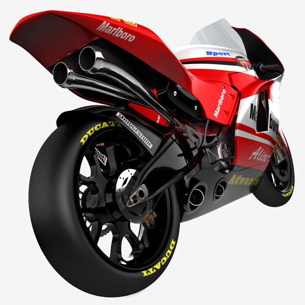 3d dantin pramac ducati gp4 - Dantin Pramac Ducati GP4 by 3d_molier