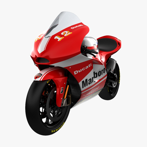 3d dantin pramac ducati gp4 - Dantin Pramac Ducati GP4 by 3d_molier