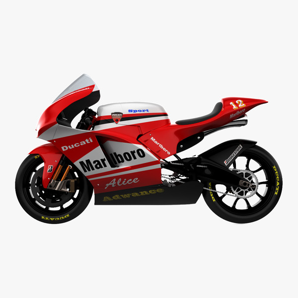 3d dantin pramac ducati gp4 - Dantin Pramac Ducati GP4 by 3d_molier