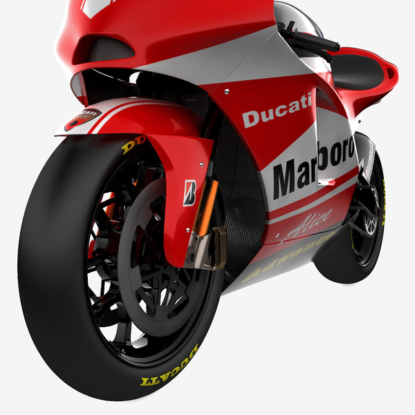 3d dantin pramac ducati gp4 - Dantin Pramac Ducati GP4 by 3d_molier