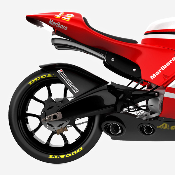 3d dantin pramac ducati gp4 - Dantin Pramac Ducati GP4 by 3d_molier