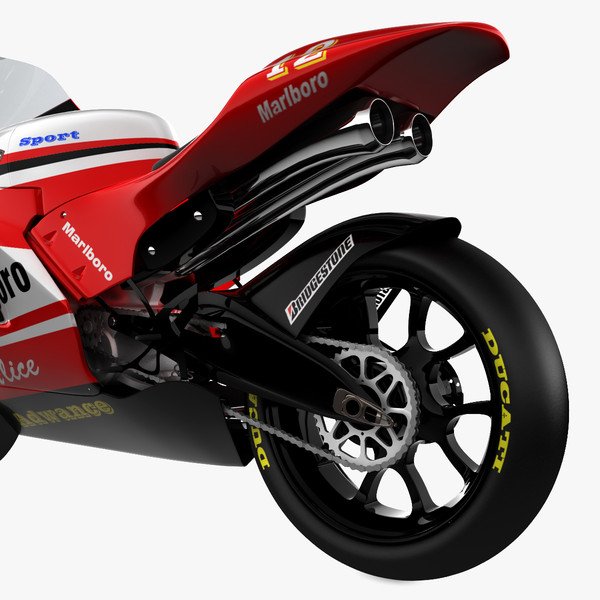 3d dantin pramac ducati gp4 - Dantin Pramac Ducati GP4 by 3d_molier