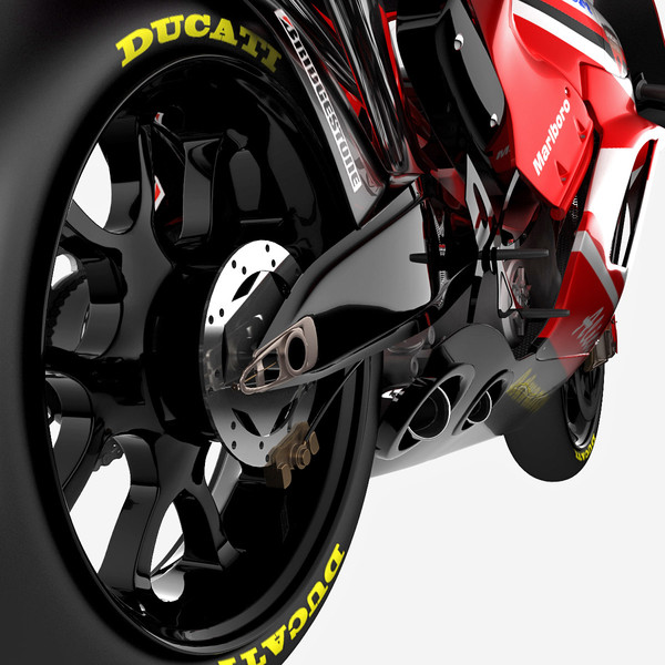 3d dantin pramac ducati gp4 - Dantin Pramac Ducati GP4 by 3d_molier