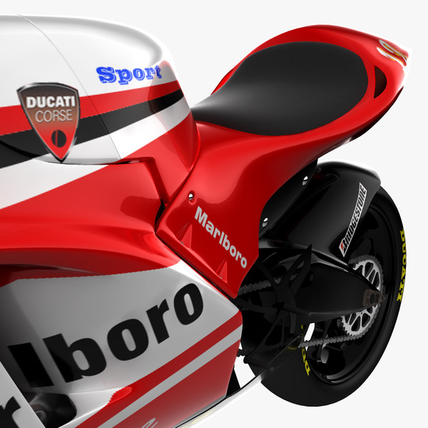 3d dantin pramac ducati gp4 - Dantin Pramac Ducati GP4 by 3d_molier