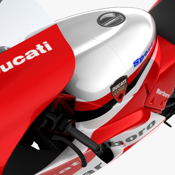 3d dantin pramac ducati gp4 - Dantin Pramac Ducati GP4 by 3d_molier