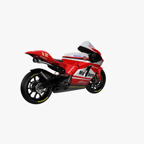 3d dantin pramac ducati gp4 - Dantin Pramac Ducati GP4 by 3d_molier