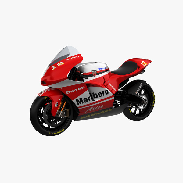 3d dantin pramac ducati gp4 - Dantin Pramac Ducati GP4 by 3d_molier