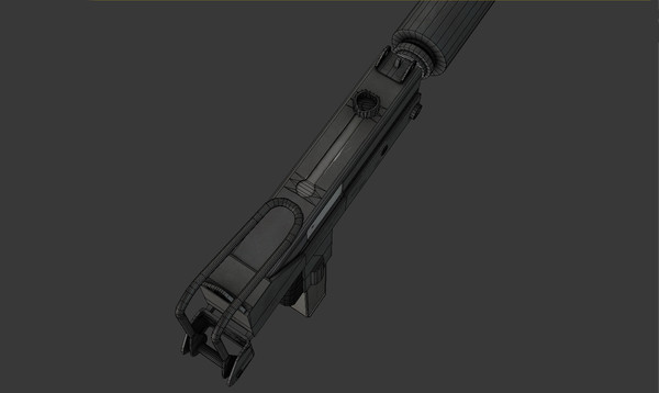 mac-10 weapon gun obj - Mac-10 Submachine Gun by Luchador