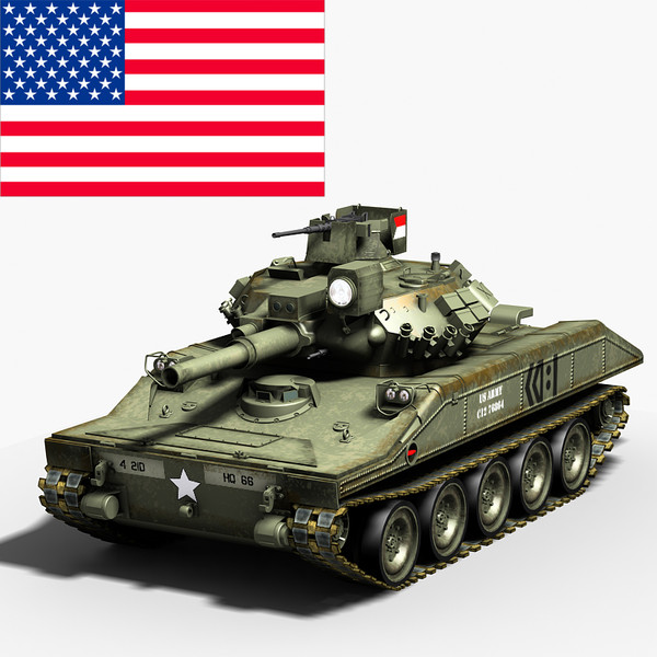 M551 Sheridan tank 3D Models