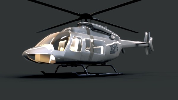 3d obj bell 407 ts aircraft - Bell 407 TS Helicopter by TotexArtz