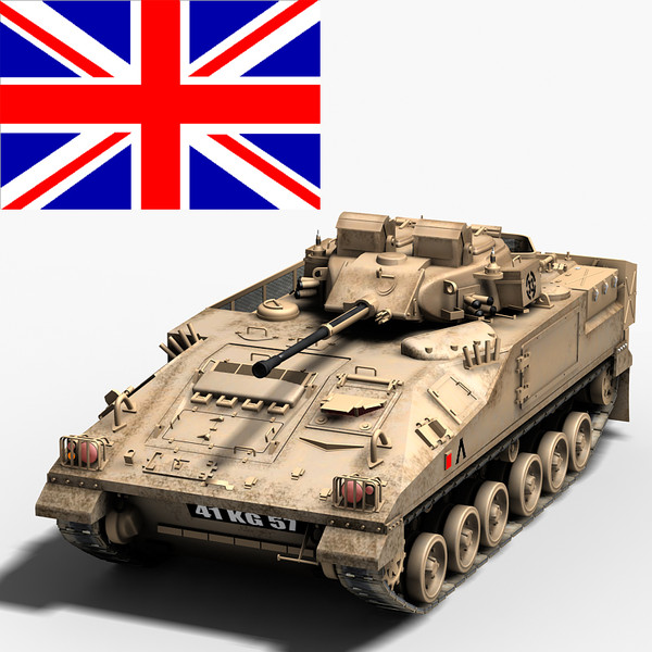 maya british warrior tank - Warrior IFV by Sandu_Bublic