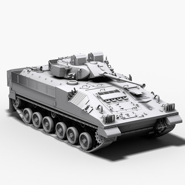 maya british warrior tank - Warrior IFV by Sandu_Bublic