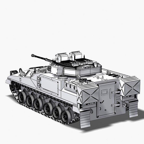 maya british warrior tank - Warrior IFV by Sandu_Bublic