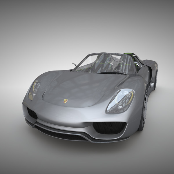 3d 3ds porsche 918 spyder - Porsche 918 Spyder by semenyuk_tv