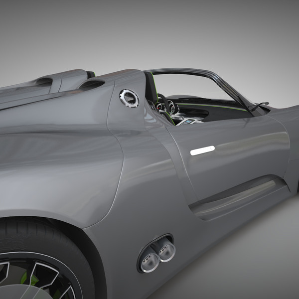 3d 3ds porsche 918 spyder - Porsche 918 Spyder by semenyuk_tv