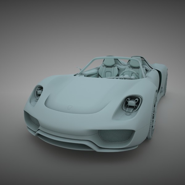 3d 3ds porsche 918 spyder - Porsche 918 Spyder by semenyuk_tv
