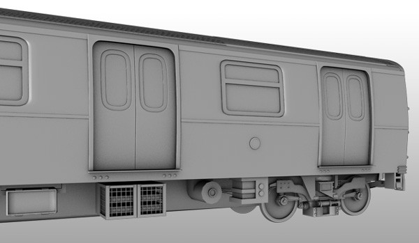 r160 train rails 3d model - R160 Train by Solancla