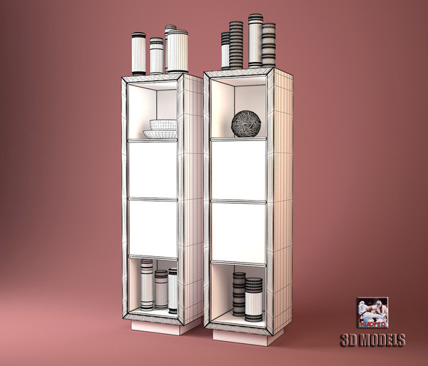 vitrine annibale 3d model - vitrine_ANNIBALE by kupfer