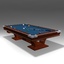 Arch Legged Pool Table