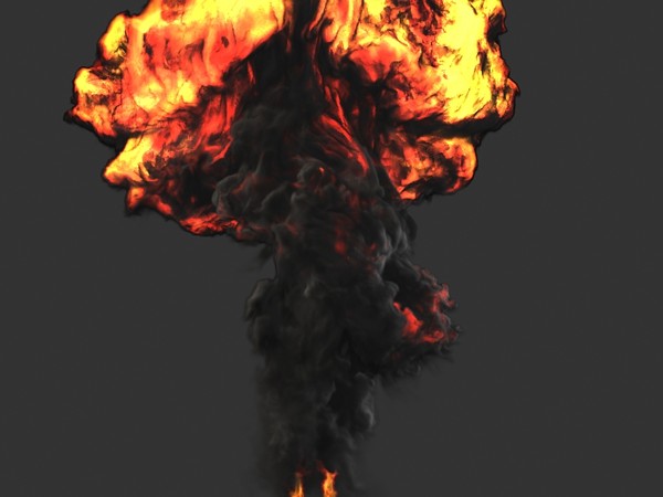fumefx 20kt bomb 2 3ds - FumeFx Nuke 20kt by Insect.Digital
