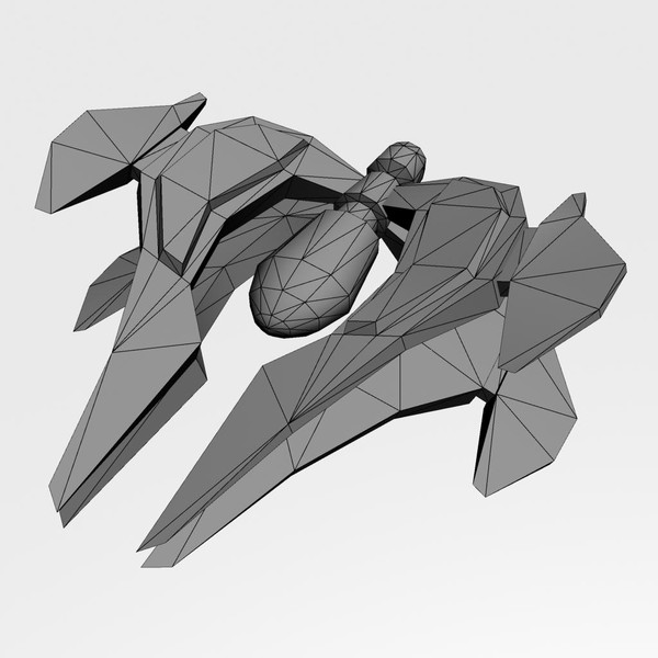 3ds 7 sci-fi ships - 7 Sci-Fi Ships by Angryfly