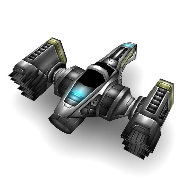 3ds 7 sci-fi ships - 7 Sci-Fi Ships by Angryfly