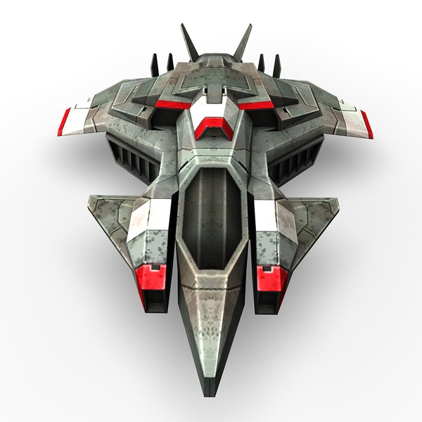 5 space frigates 3d model - 5_space_frigates.rar by Angryfly