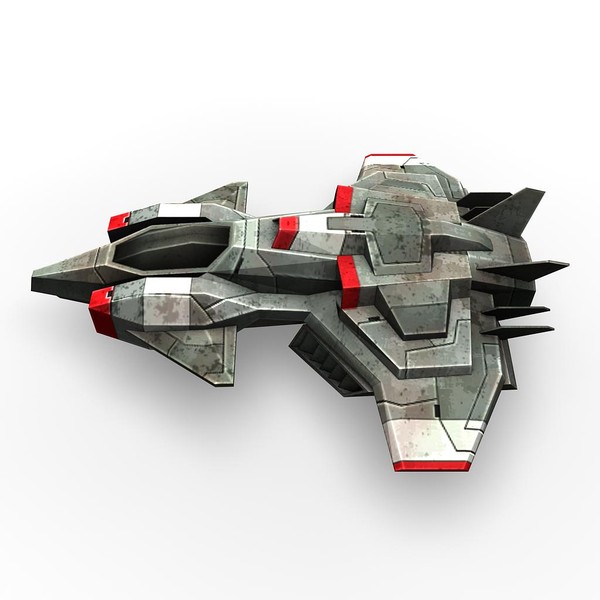 5 space frigates 3d model - 5_space_frigates.rar by Angryfly
