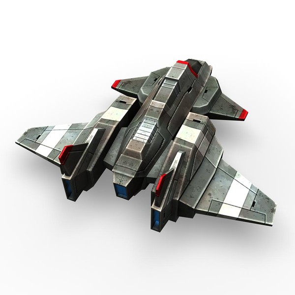5 space frigates 3d model - 5_space_frigates.rar by Angryfly
