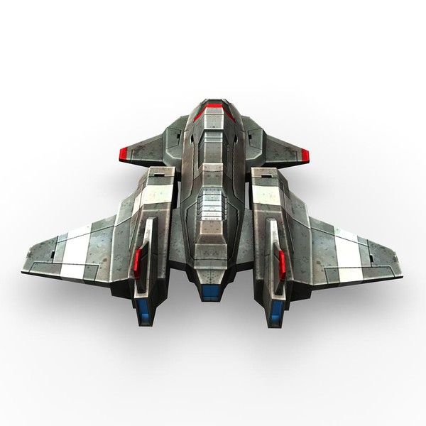5 space frigates 3d model - 5_space_frigates.rar by Angryfly