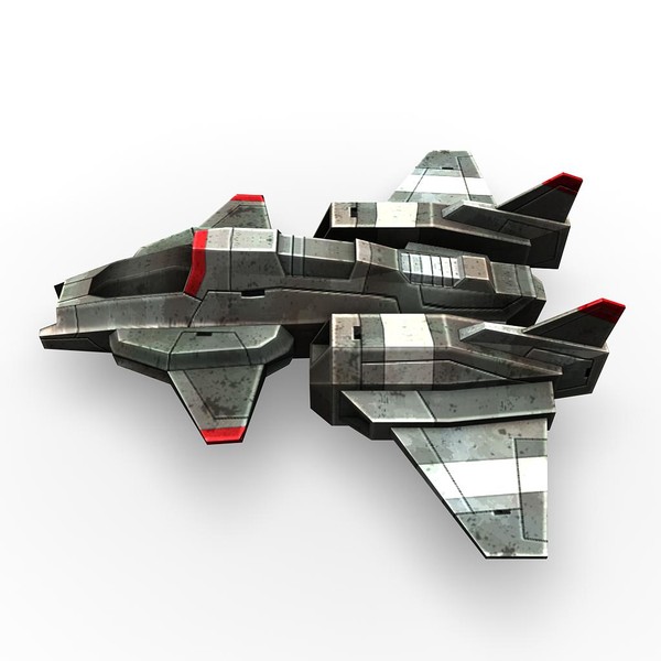 5 space frigates 3d model - 5_space_frigates.rar by Angryfly