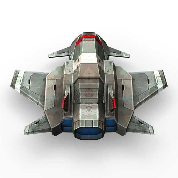 5 space frigates 3d model - 5_space_frigates.rar by Angryfly