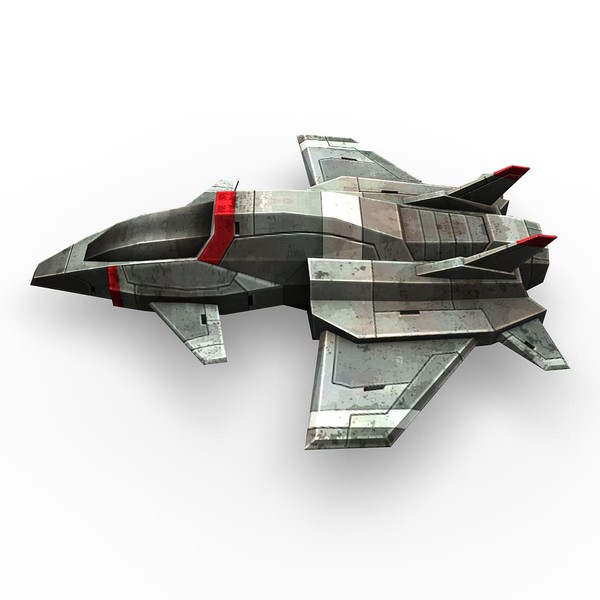 5 space frigates 3d model - 5_space_frigates.rar by Angryfly