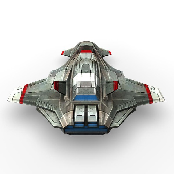 5 space frigates 3d model - 5_space_frigates.rar by Angryfly
