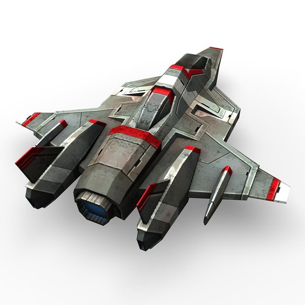 5 space frigates 3d model - 5_space_frigates.rar by Angryfly