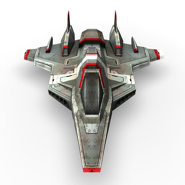 5 space frigates 3d model - 5_space_frigates.rar by Angryfly