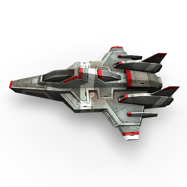 5 space frigates 3d model - 5_space_frigates.rar by Angryfly