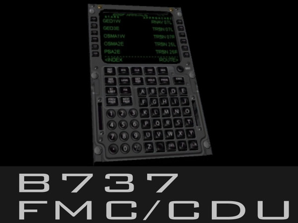 3d model panels fmc cdu - boeing737, FMC/CDU by sebbe613