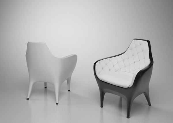 bd armchair showtime 3D Models