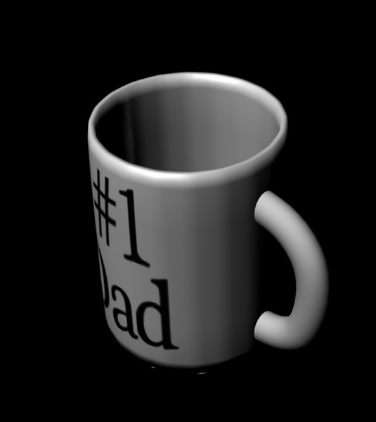 1 dad coffee mug 3ds free - Number 1 Dad Mug by 89yoyos