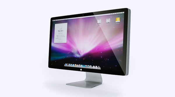 3d 3ds apple display - Apple Cinema Display by mpietruszka