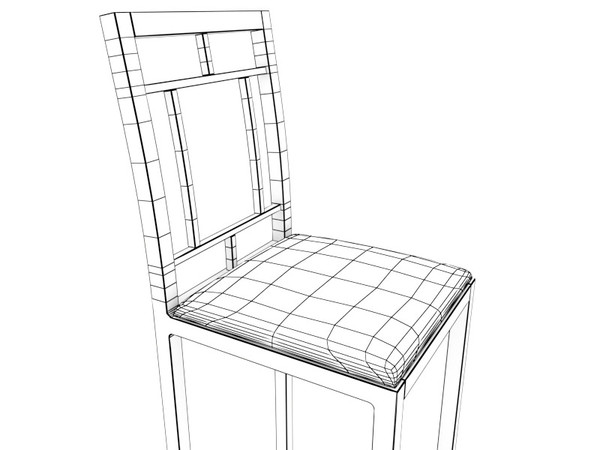 3d 5 maxima sawaya - 5 Barstools by 3DmakeWork