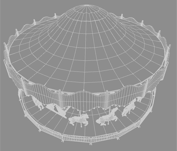 maya carousel animal horse - Carousel by Solancla