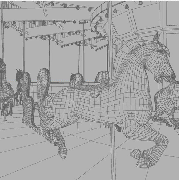 maya carousel animal horse - Carousel by Solancla